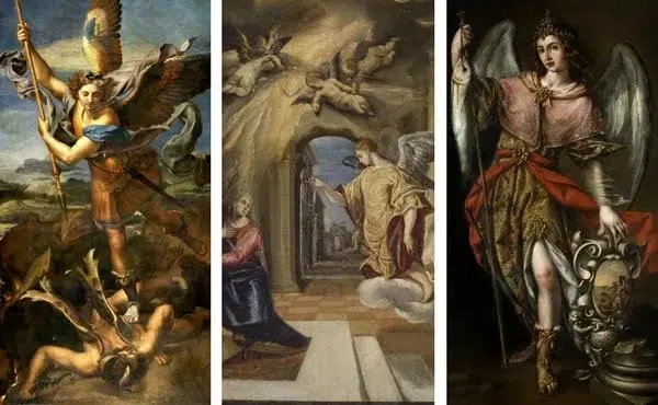 saint archangels miguel gabriel raphael