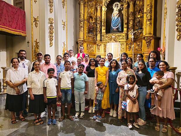 Nithin, único seminarista de rito siro-malabar en España 2 Nithin jovenes madrid