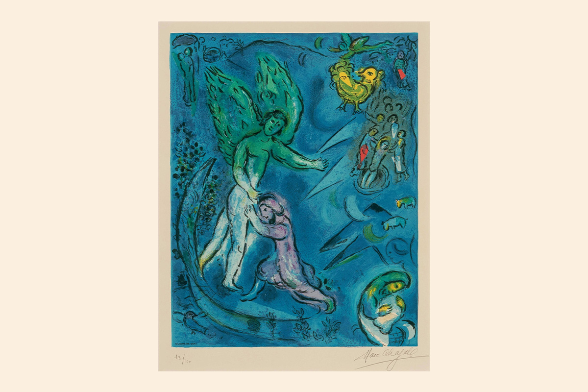 M. Chagall, Jacob's Struggle with the Angel (1967) Musée National Marc Chagall, Nice (France)